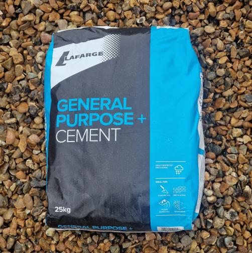 Lafarge general purpose cement 25Kg Plastic Bags Available Single or 60 on a pallet.